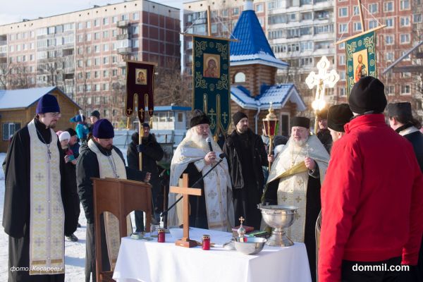 Закладка храма свт.Василия Великого