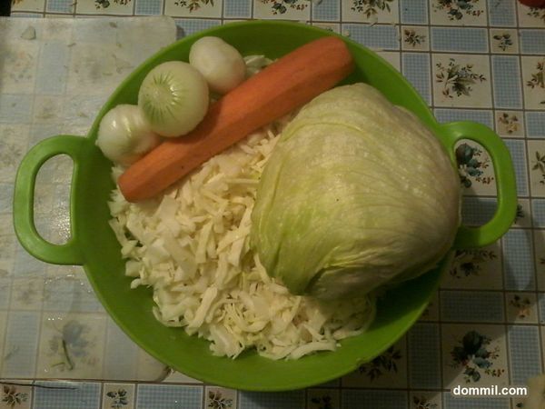 начинка пирожков с капустой