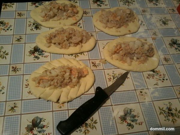постные пирожки-рыбки