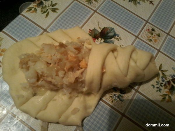 постные пирожки-рыбки
