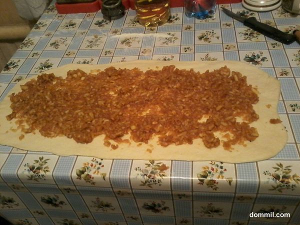 постный рулет с яблоками