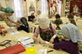 Практика учащихся 1 класса - основы первой медицинской помощи. Проводит Марина Сергеевна Федотова. 