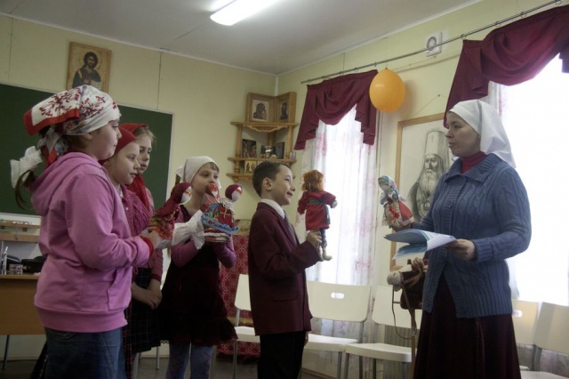 Репетиция выпускного спектакля 2 класса. Преподаватель - Татьяна Владимировна Филиппова