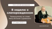 17 мая 2026 г. В неделю о слепорожденном